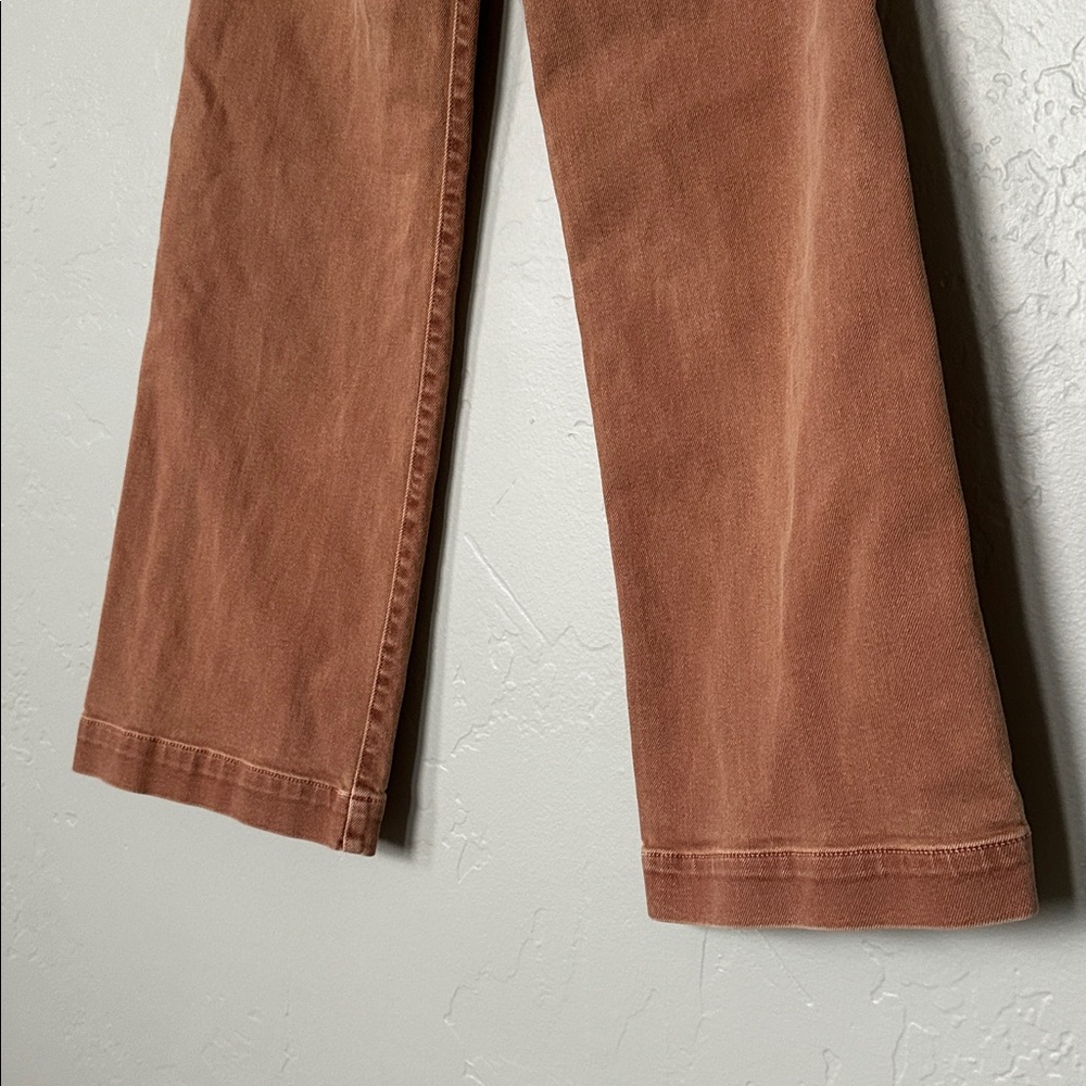 Letter to Juliet Genoa Vintage Wash Clay Flare Cropped Jeans - Picture 10 of 14